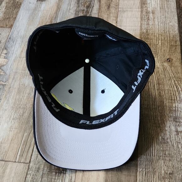 Mens Black Yellow #14 Flexfit Hat Cap L/XL Chase Briscoe Clint Bowyer Aston F1 - Picture 6 of 11